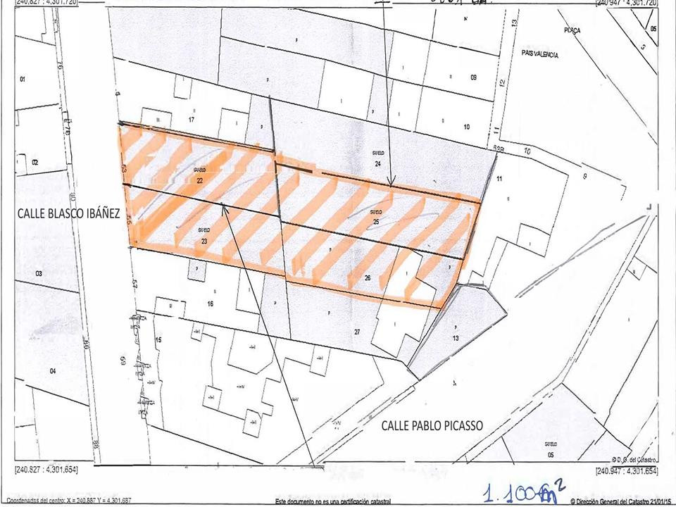 Plots for sale in Ondara Costa Blanca, Alicante, Spain