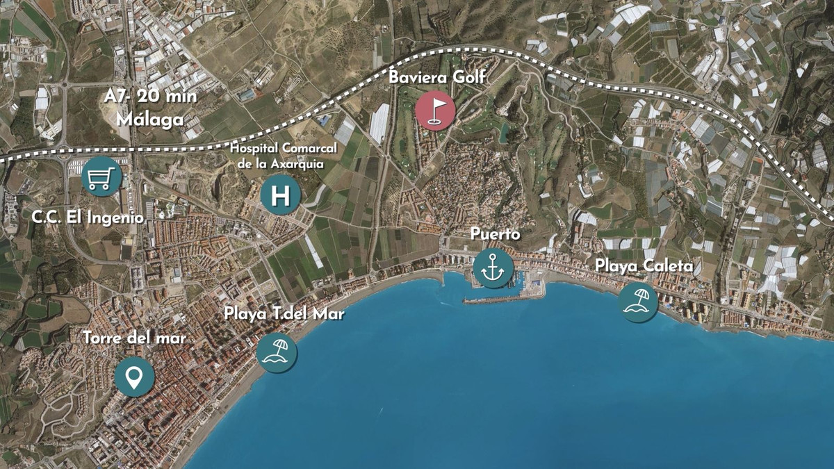 Se vende Terreno Comercial  en Costa Del Sol East, Málaga, España