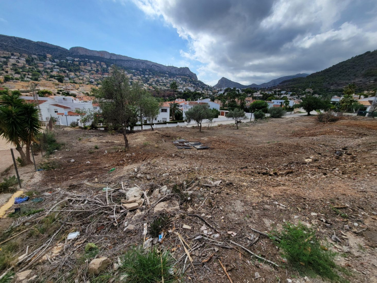 Plots for sale in Calpe Costa Blanca, Alicante, Spain