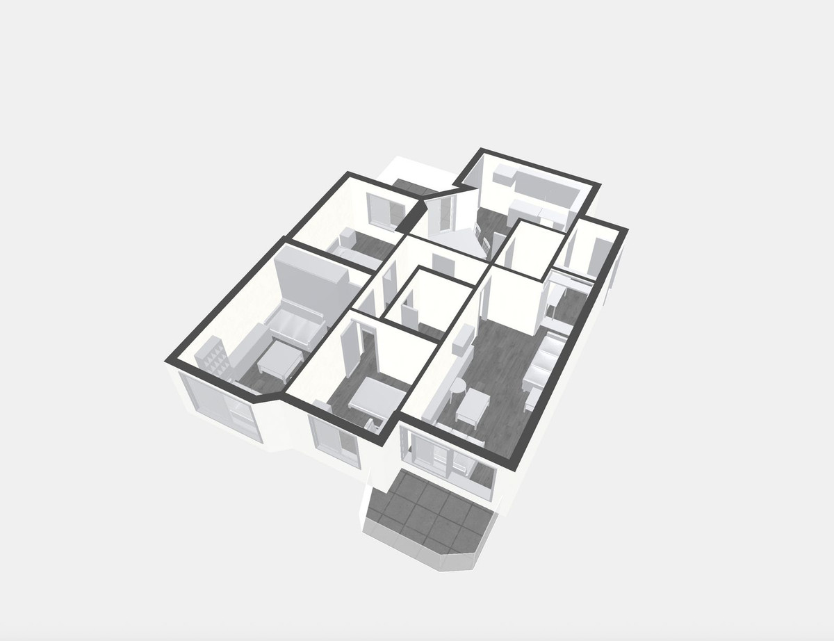 Se vende Apartamento Planta Media de 3 dormitorios en Málaga Ciudad, Málaga, España