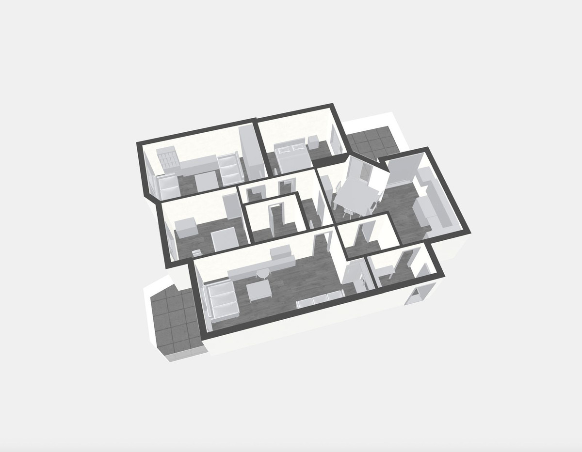 Se vende Apartamento Planta Media de 3 dormitorios en Málaga Ciudad, Málaga, España