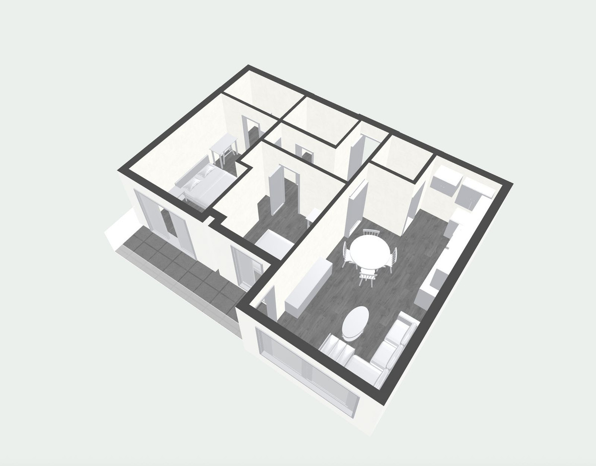 Se vende Apartamento Planta Media de 2 dormitorios en Málaga Ciudad, Málaga, España