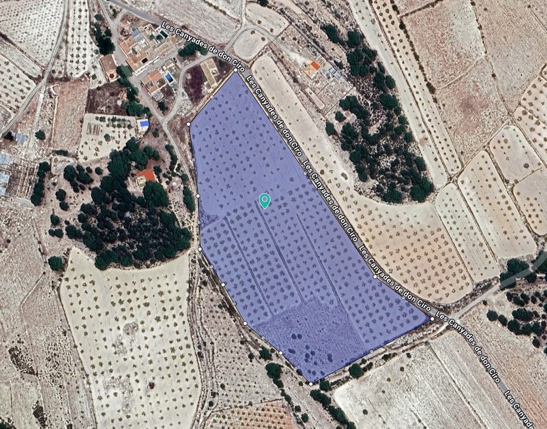 Plots for sale in Monóvar Costa Blanca, Alicante, Spain