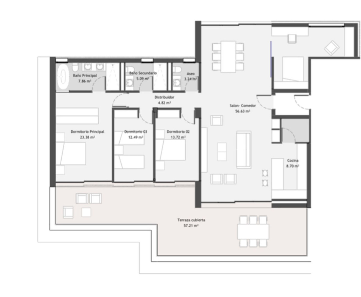 4 Bed Apartment for sale in La Quinta Costa Del Sol, Málaga, Spain