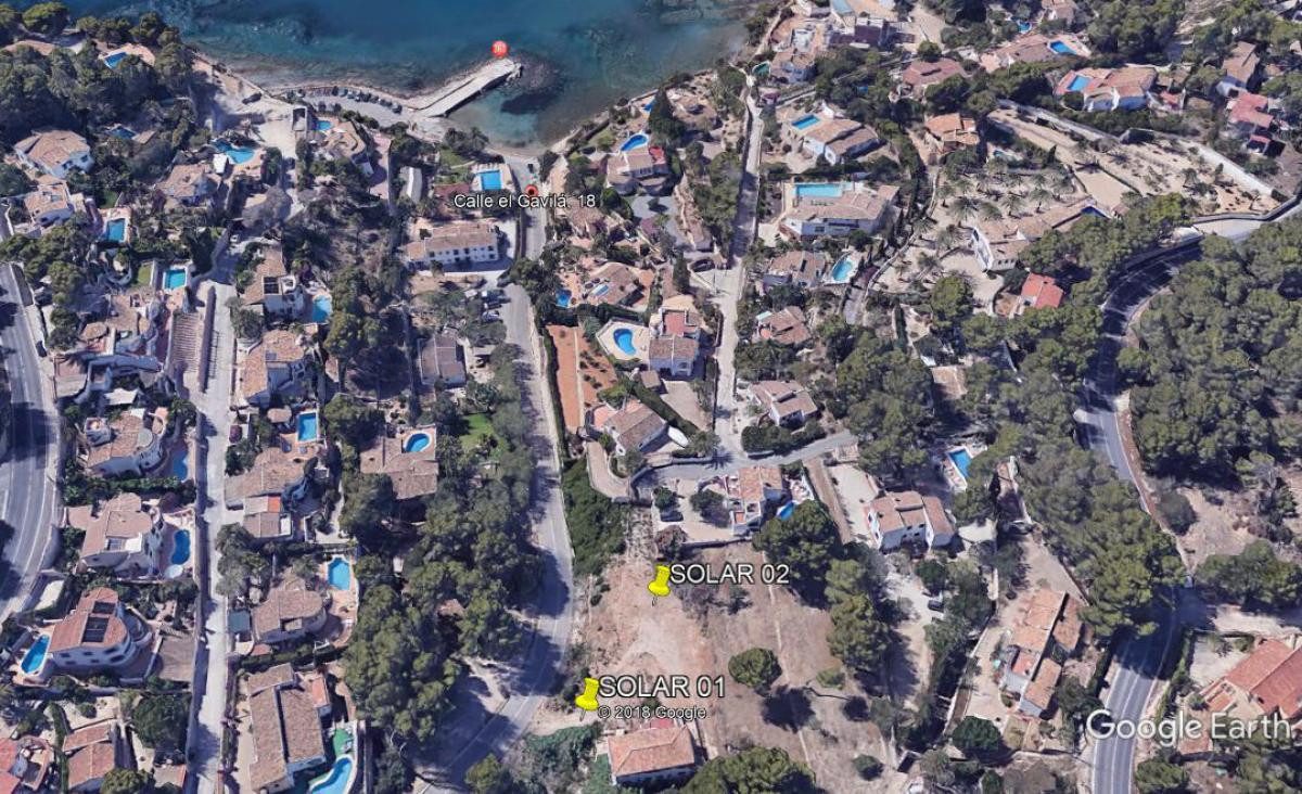 Plots for sale in Benissa Costa Blanca, Alicante, Spain