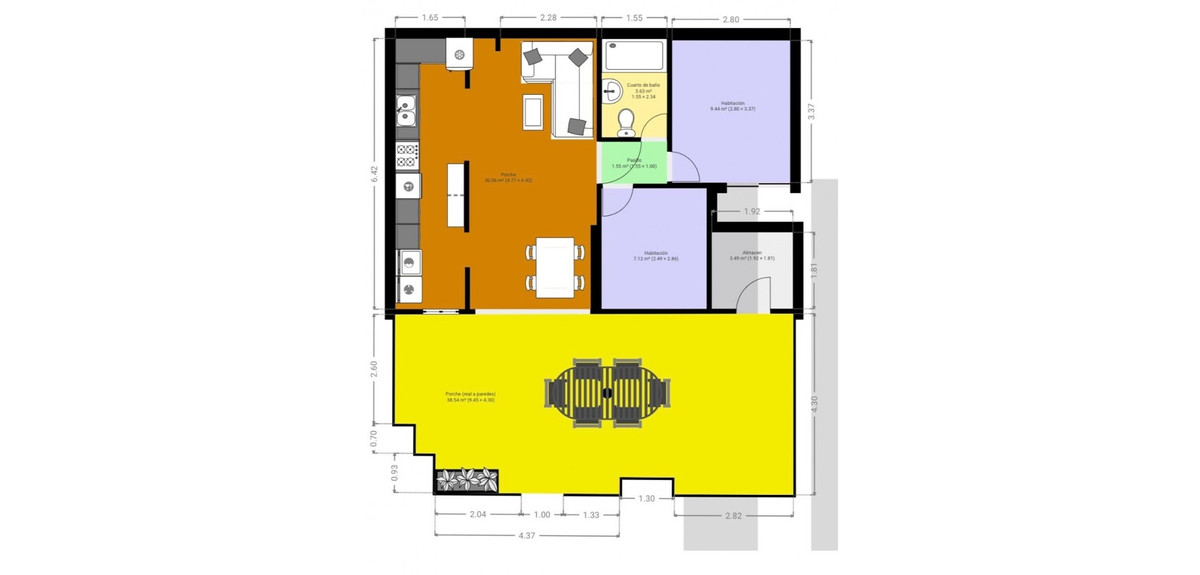 Se vende Bungalow de 2 dormitorios en Costa Blanca, Alicante, España