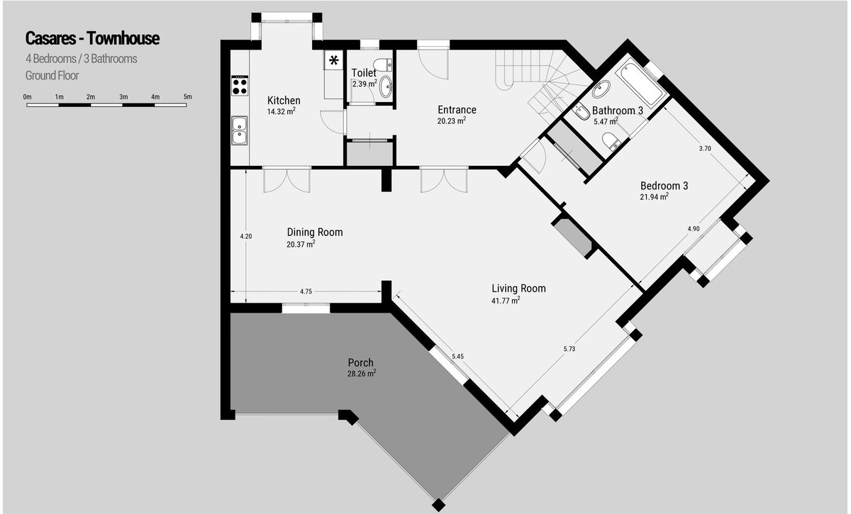 5 Bed Townhouse for sale in Casares Playa Costa Del Sol, Málaga, Spain