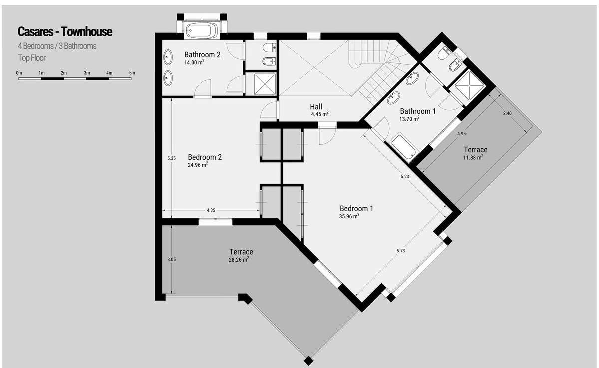 5 Bed Townhouse for sale in Casares Playa Costa Del Sol, Málaga, Spain