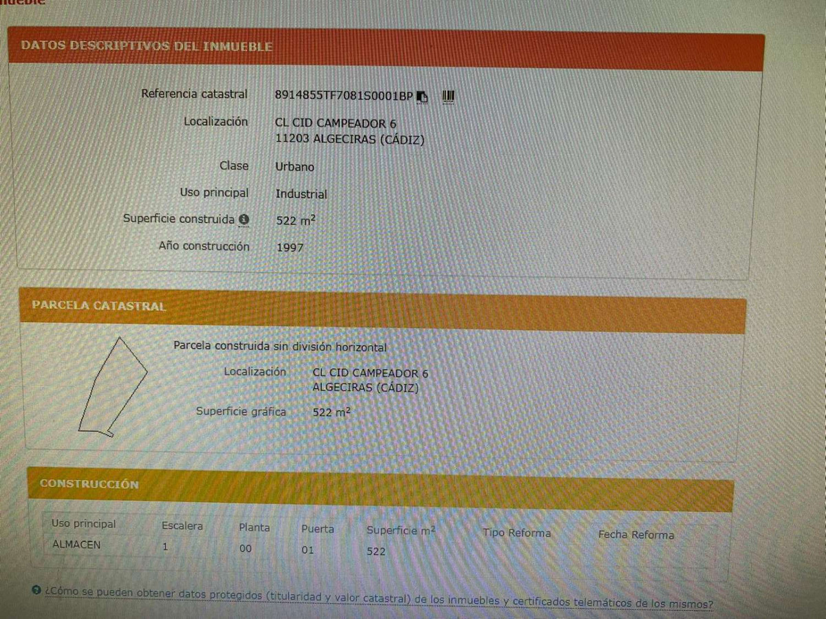 Se vende Nave industrial de 1 dormitorios en Costa Del Sol, Cadiz, España