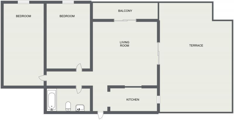 Se vende Apartamento Planta Media de 2 dormitorios en Costa Blanca, Alicante, España