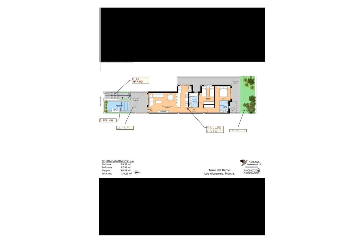 Se vende Apartamento Planta Baja de 2 dormitorios en Costa Calida, Murcia, España