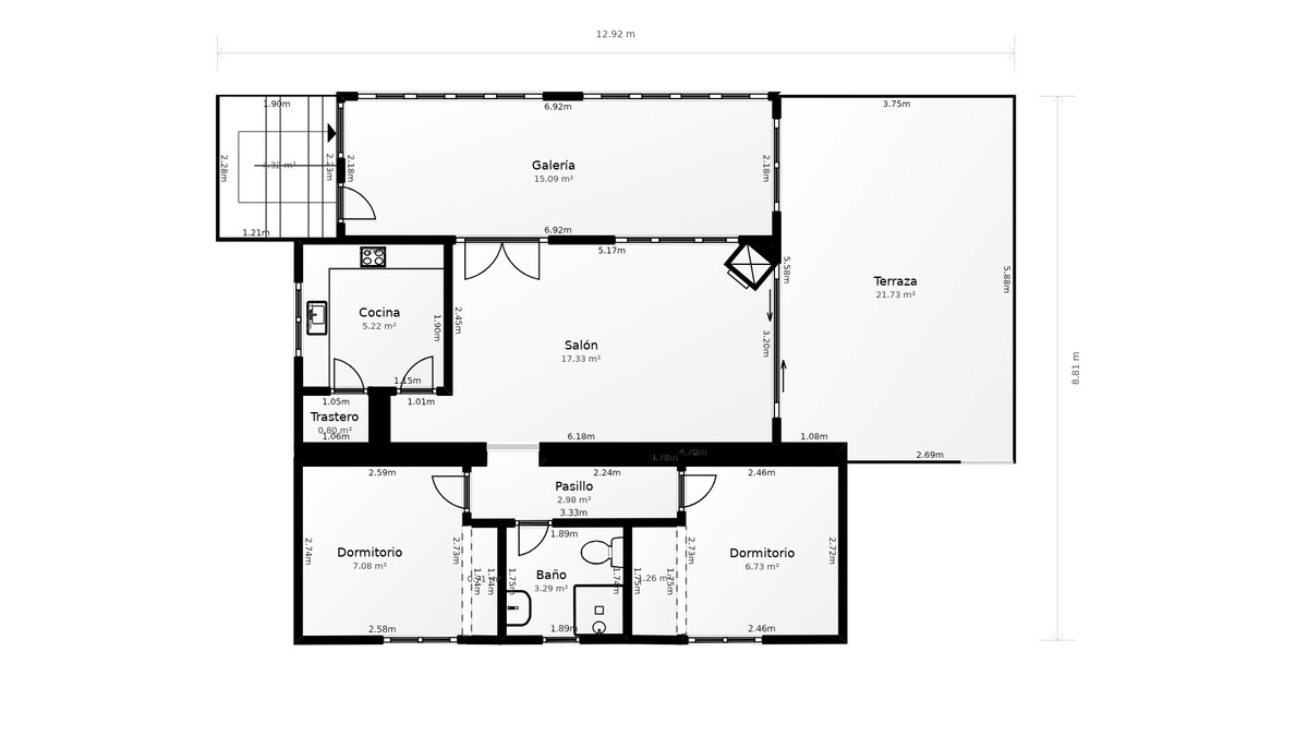 Se vende Villa - Chalet de 2 dormitorios en Costa Blanca, Alicante, España