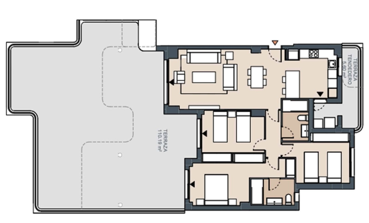 Se vende Apartamento Planta Media de 3 dormitorios en Costa Del Sol, Málaga, España