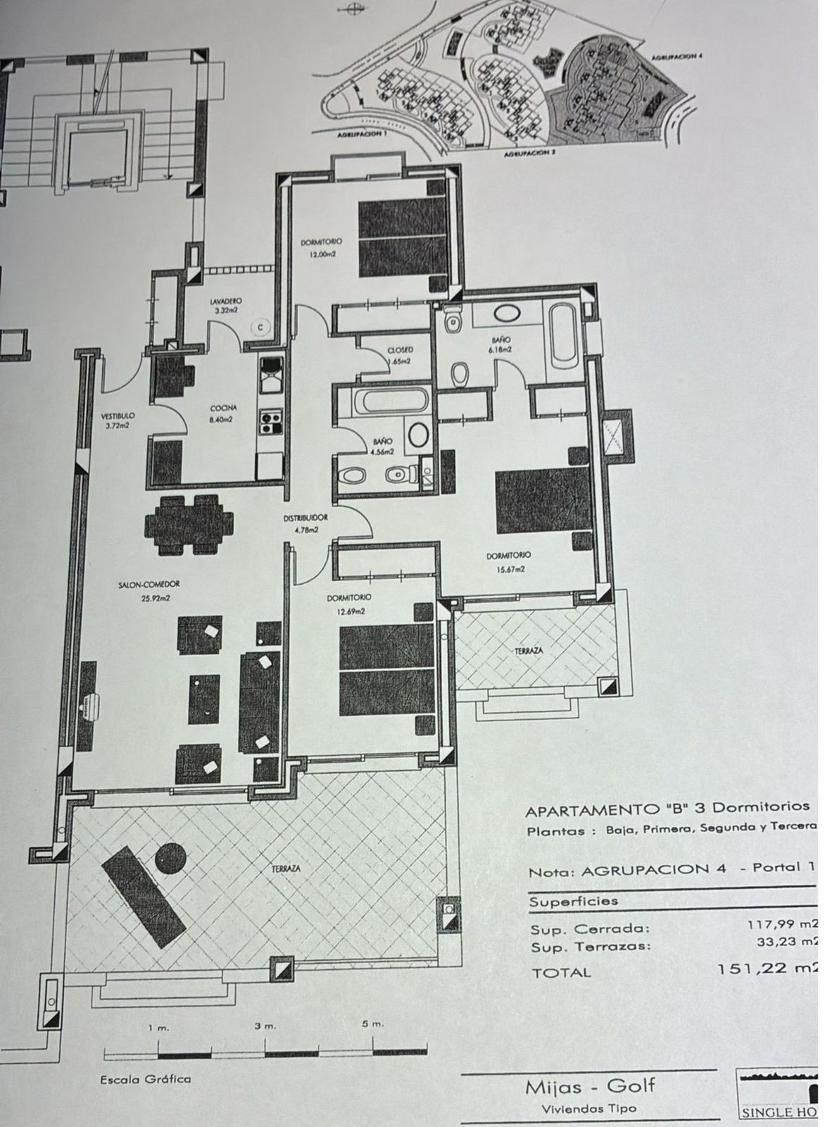 Se vende Apartamento Planta Media de 3 dormitorios en Costa Del Sol, Málaga, España