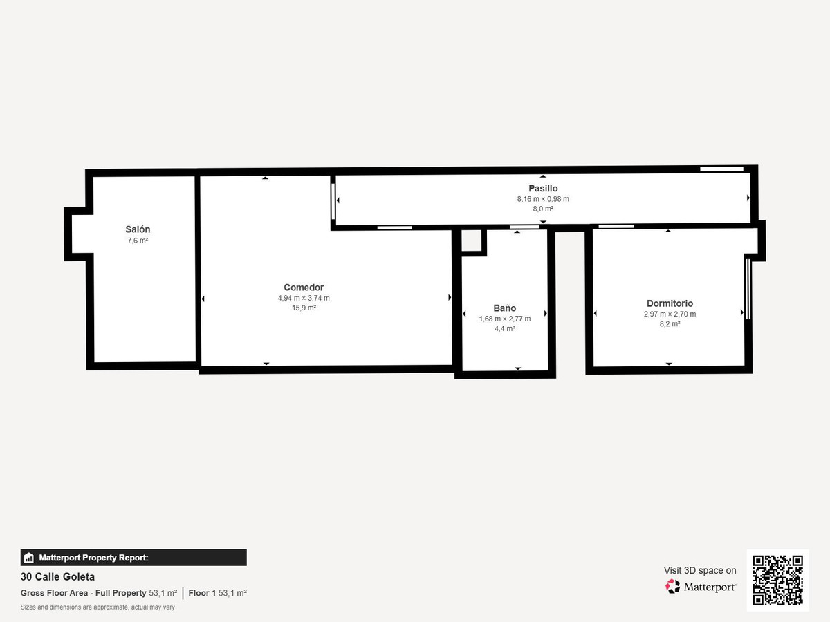 Se vende Apartamento Planta Media de 1 dormitorios en Costa Blanca, Alicante, España