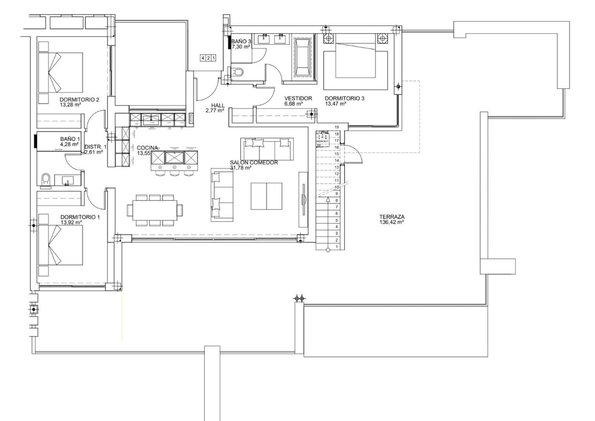3 Bed Apartment for sale in Ojén Costa Del Sol, Málaga, Spain