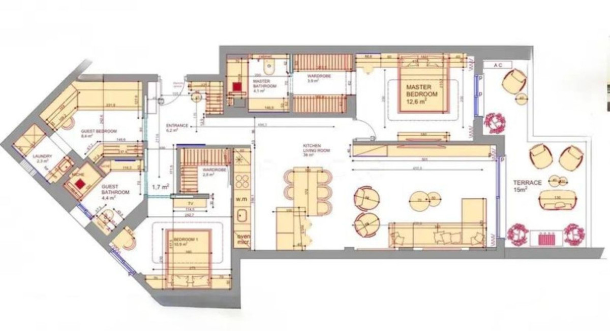 Se vende Apartamento Planta Baja de 3 dormitorios en Costa Del Sol, Málaga, España