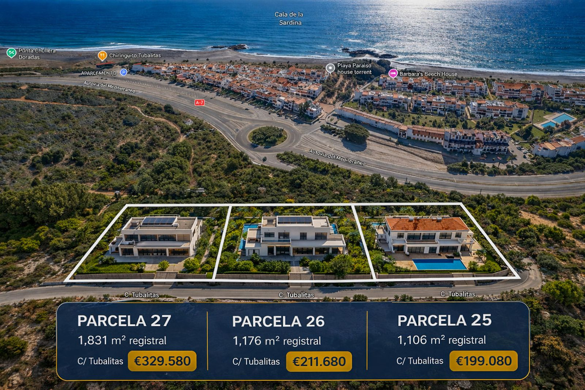 Plots for sale in Manilva Costa Del Sol, Málaga, Spain