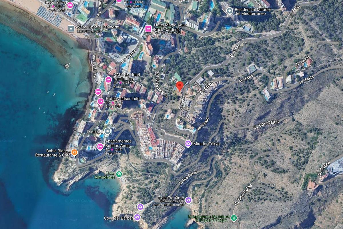 Plots for sale in Benidorm Costa Blanca, Alicante, Spain