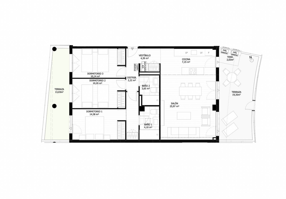 Se vende Apartamento Planta Baja de 3 dormitorios en Costa Del Sol, Málaga, España