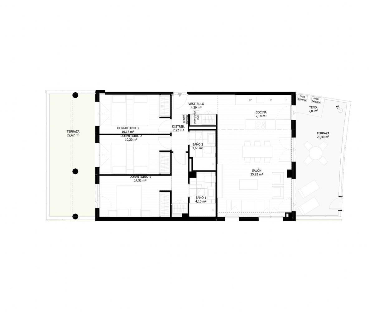 Se vende Apartamento Planta Media de 3 dormitorios en Costa Del Sol, Málaga, España