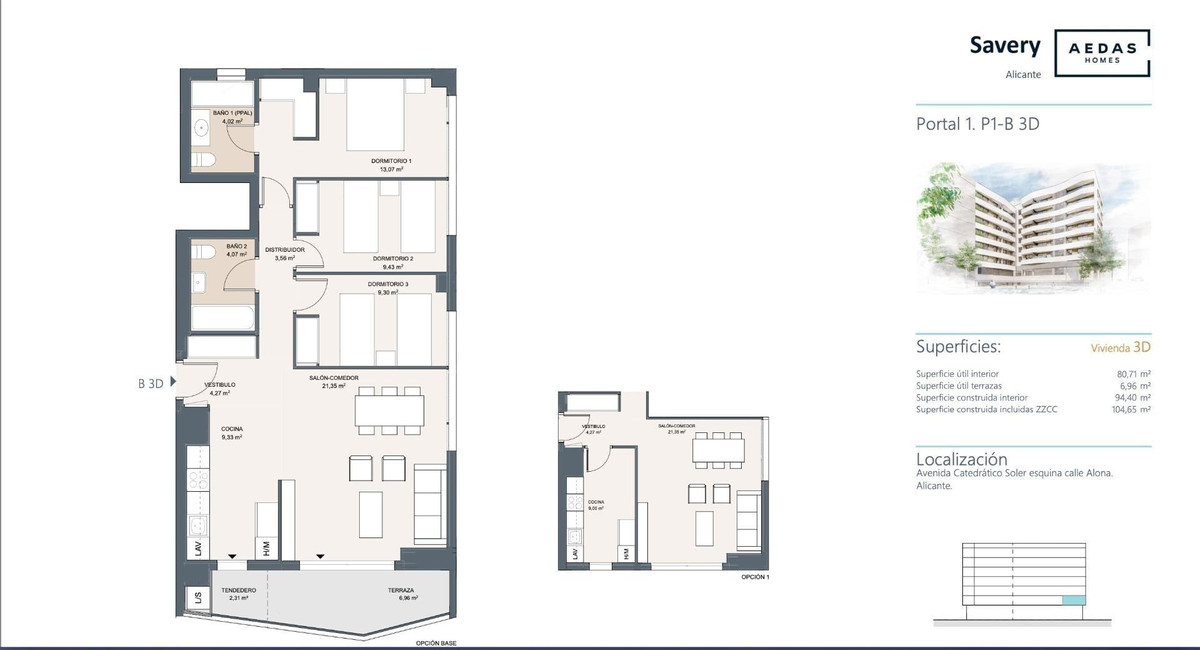 3 Bed Apartment for sale in Alicante Costa Blanca, Alicante, Spain