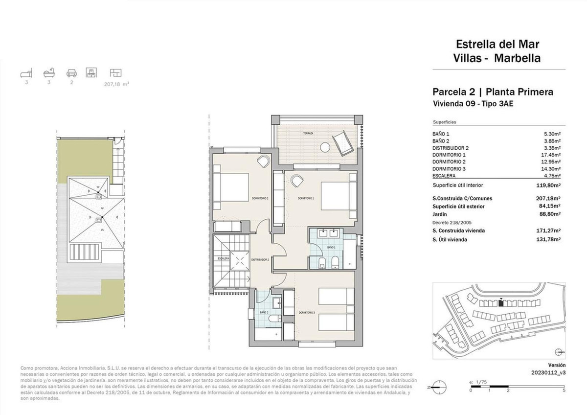 3 Bed Townhouse for sale in Elviria Costa Del Sol, Málaga, Spain
