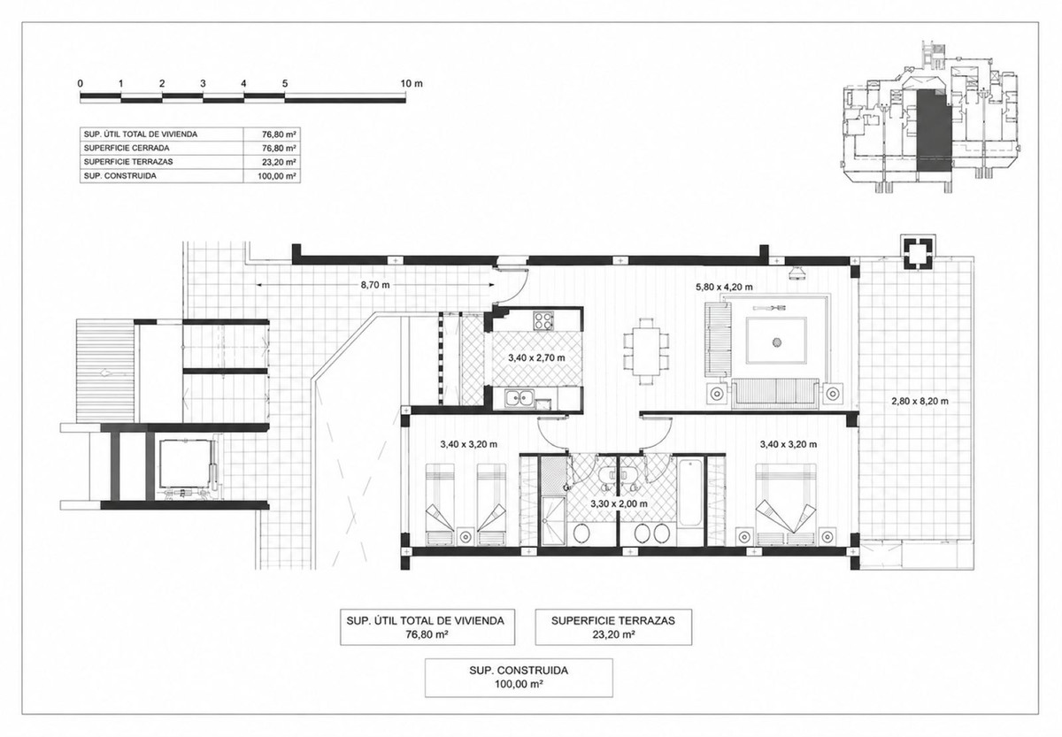 Se vende Apartamento Planta Media de 2 dormitorios en Costa Del Sol, Málaga, España