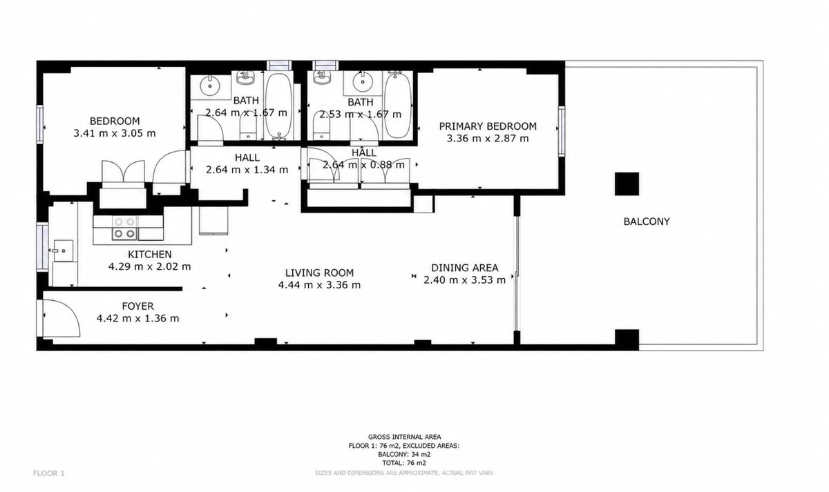 2 Bed Apartment for sale in Casares Playa Costa Del Sol, Málaga, Spain