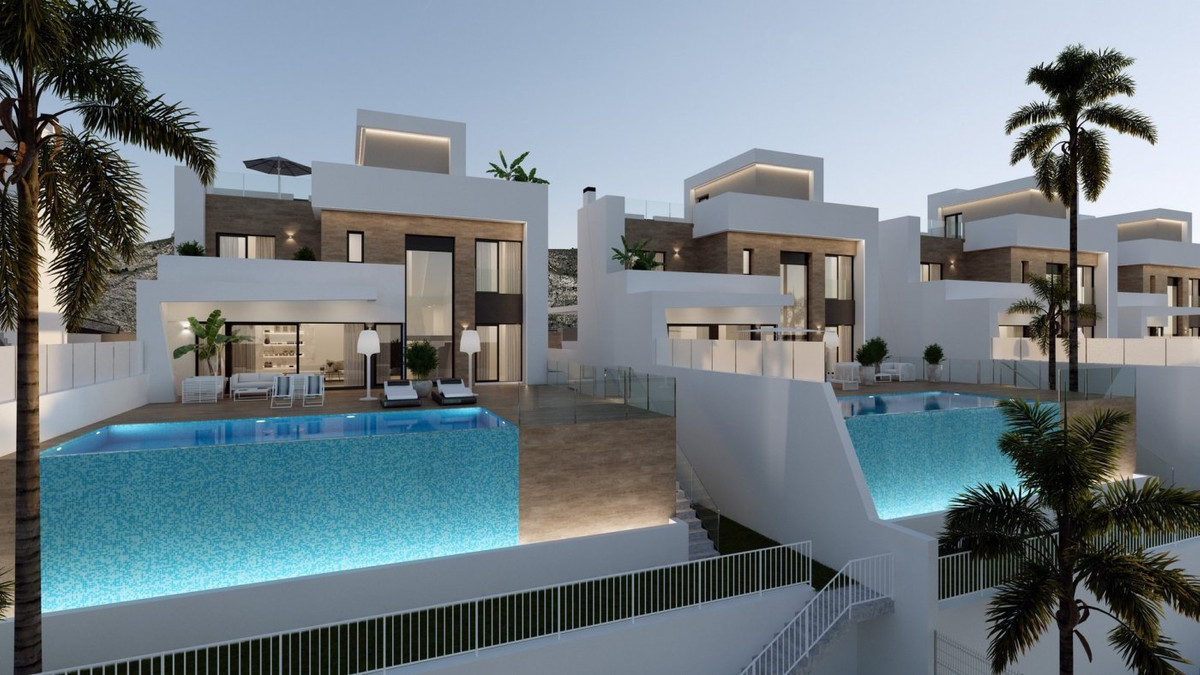 4 Bed Townhouse for sale in Finestrat Costa Blanca, Alicante, Spain