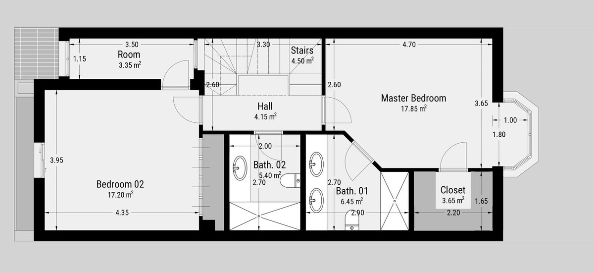 3 Bed Townhouse for sale in The Golden Mile Costa Del Sol, Málaga, Spain