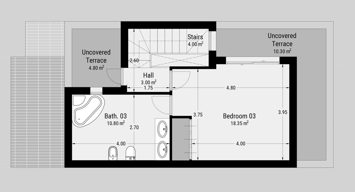 3 Bed Townhouse for sale in The Golden Mile Costa Del Sol, Málaga, Spain