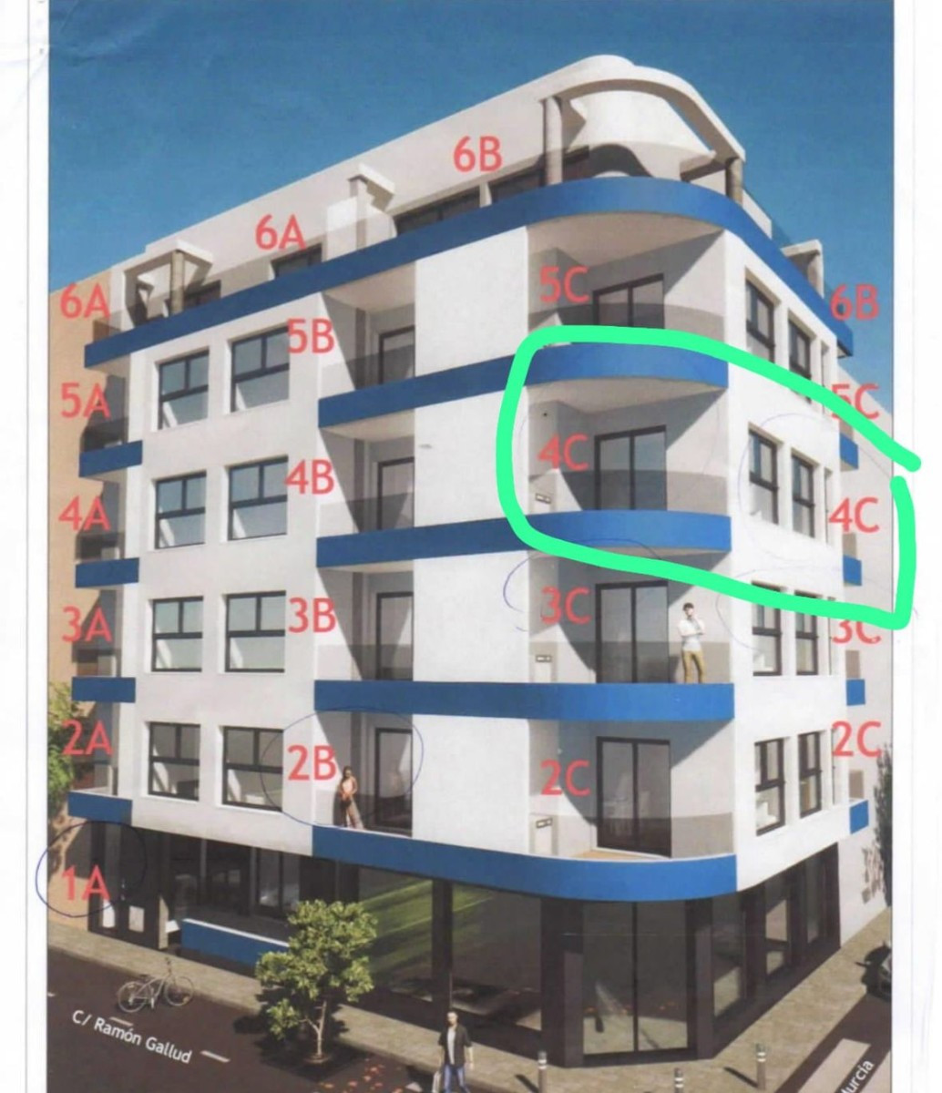 Se vende Apartamento Planta Media de 2 dormitorios en Costa Blanca, Alicante, España