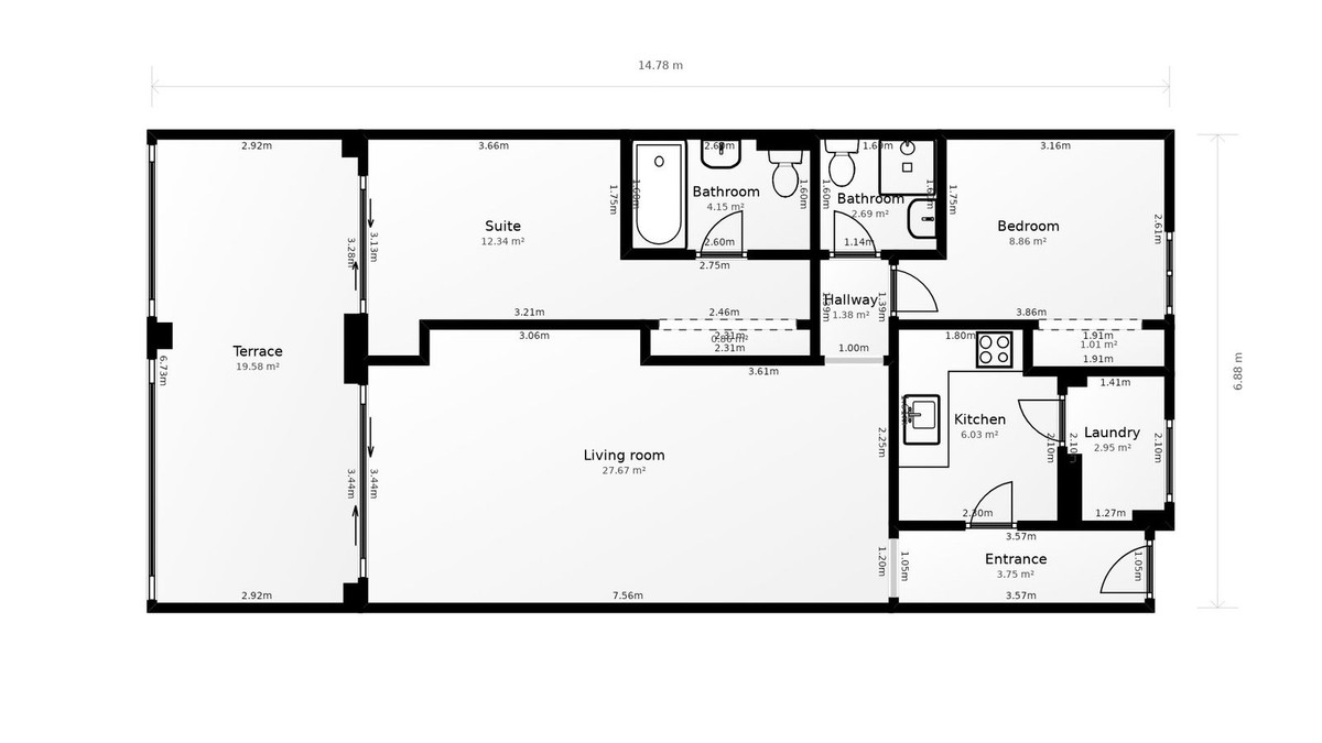 2 Bed Apartment for sale in El Chaparral Costa Del Sol, Málaga, Spain