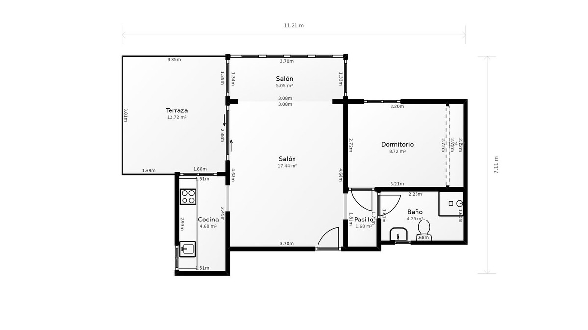 Se vende Apartamento Planta Baja de 1 dormitorios en Costa Del Sol, Málaga, España