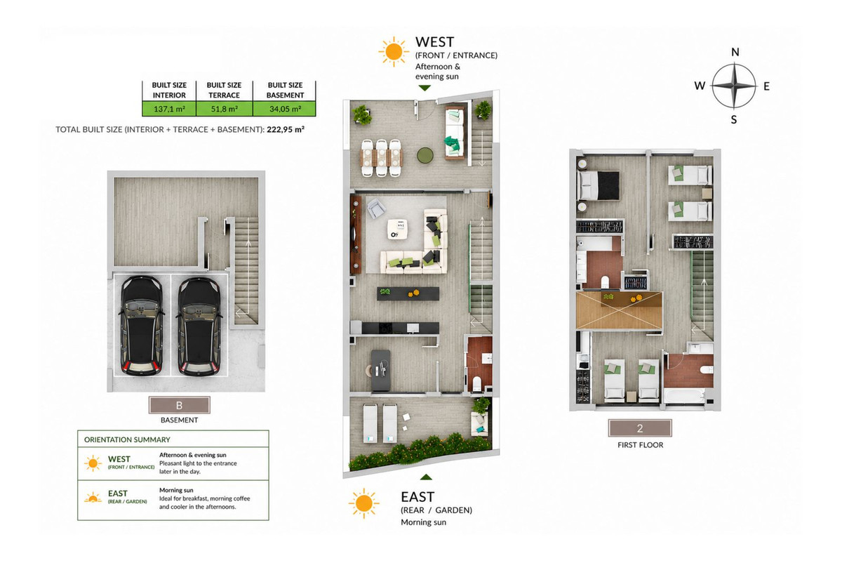 4 Bed Townhouse for sale in Estepona Costa Del Sol, Málaga, Spain