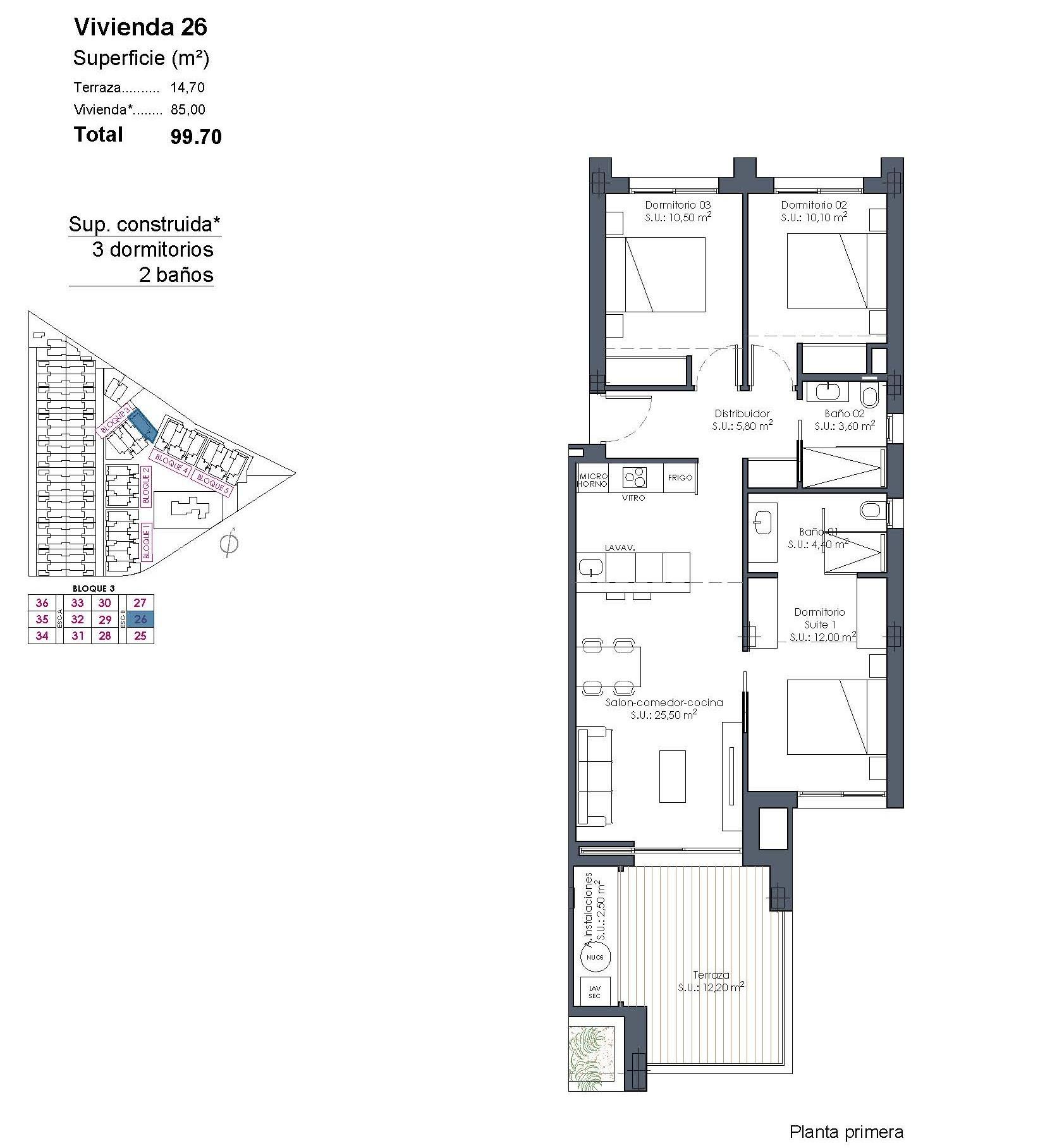 Apartment for sale in Los Alcázares, Murcia, Spain