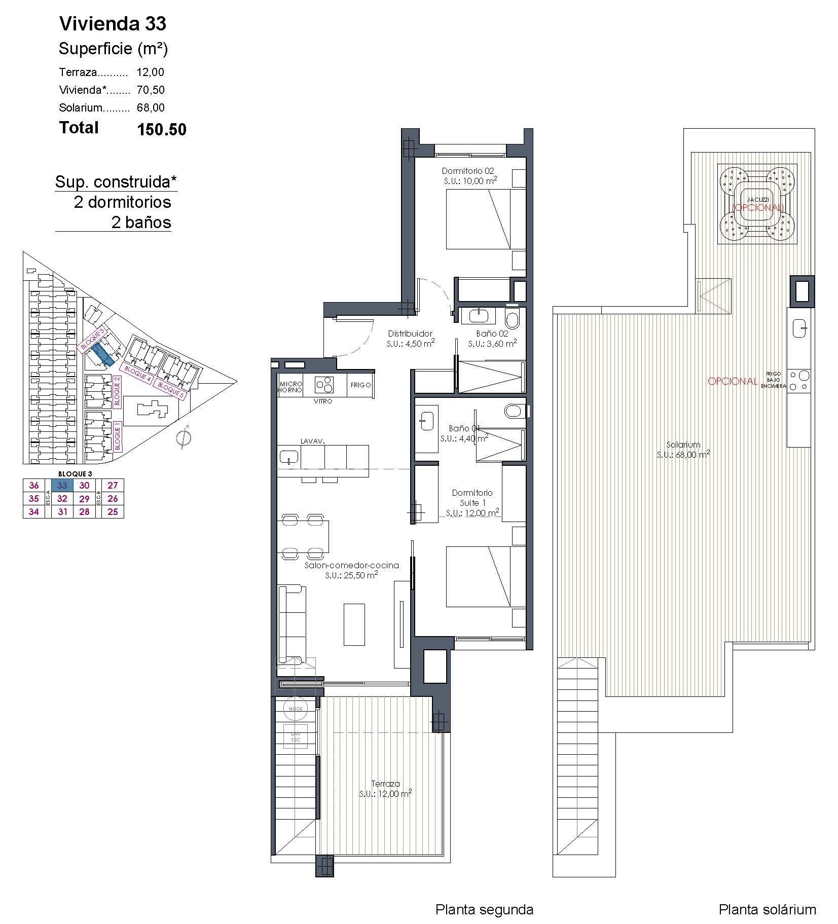 Penthouse for sale in Los Alcázares, Murcia, Spain