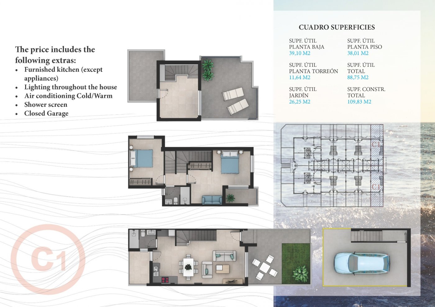 Town House for sale in La Manga Del Mar Menor, Murcia, Spain