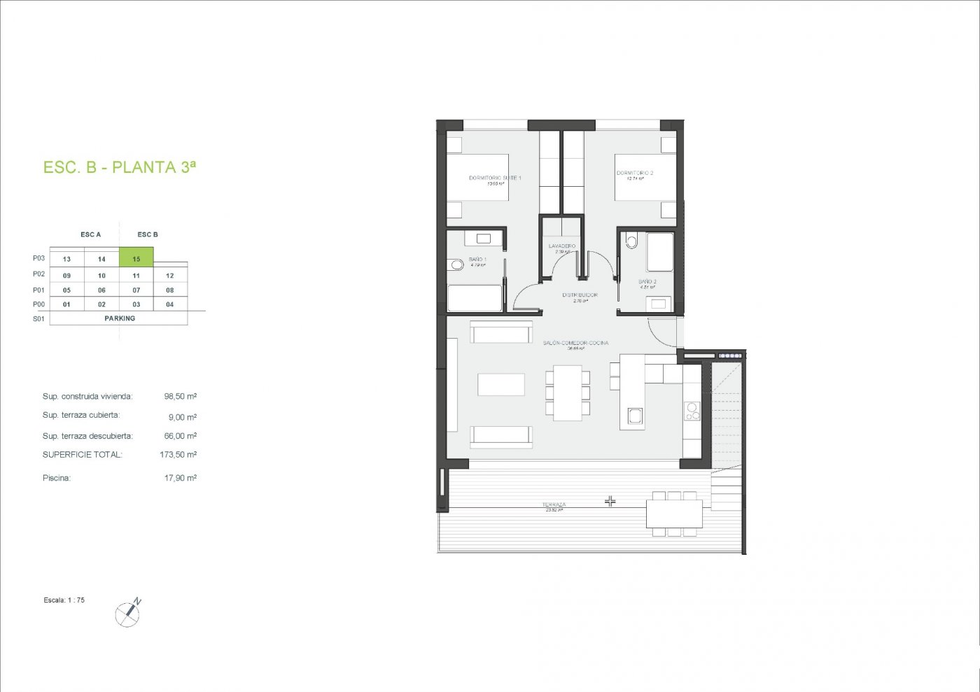 Penthouse for sale in Orihuela, Alicante, Spain