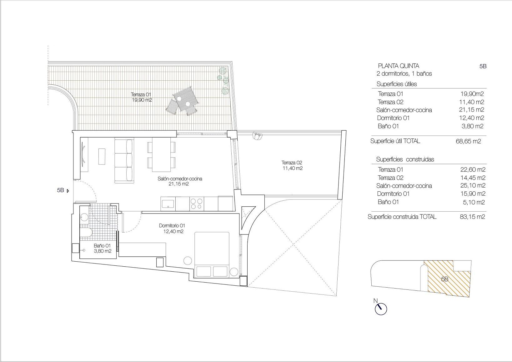 Penthouse for sale in Torrevieja, Alicante, Spain