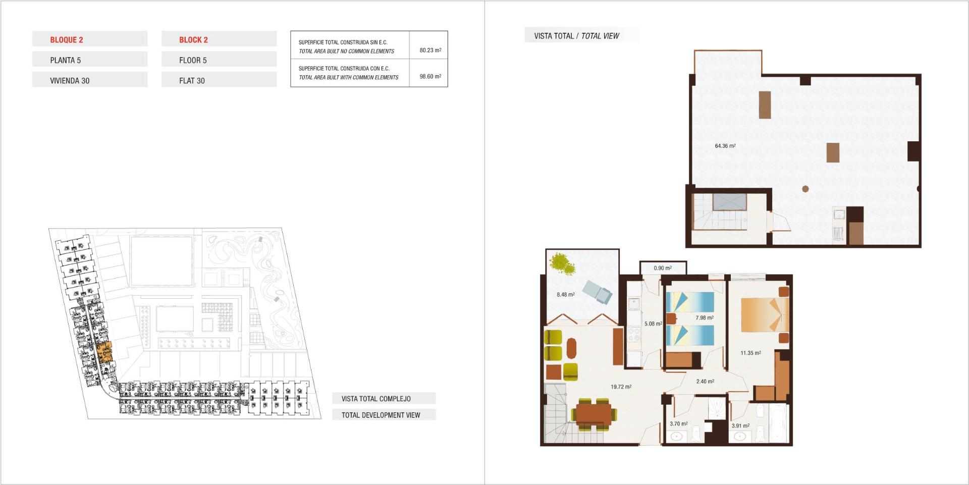 Penthouse for sale in Archena, Murcia, Spain
