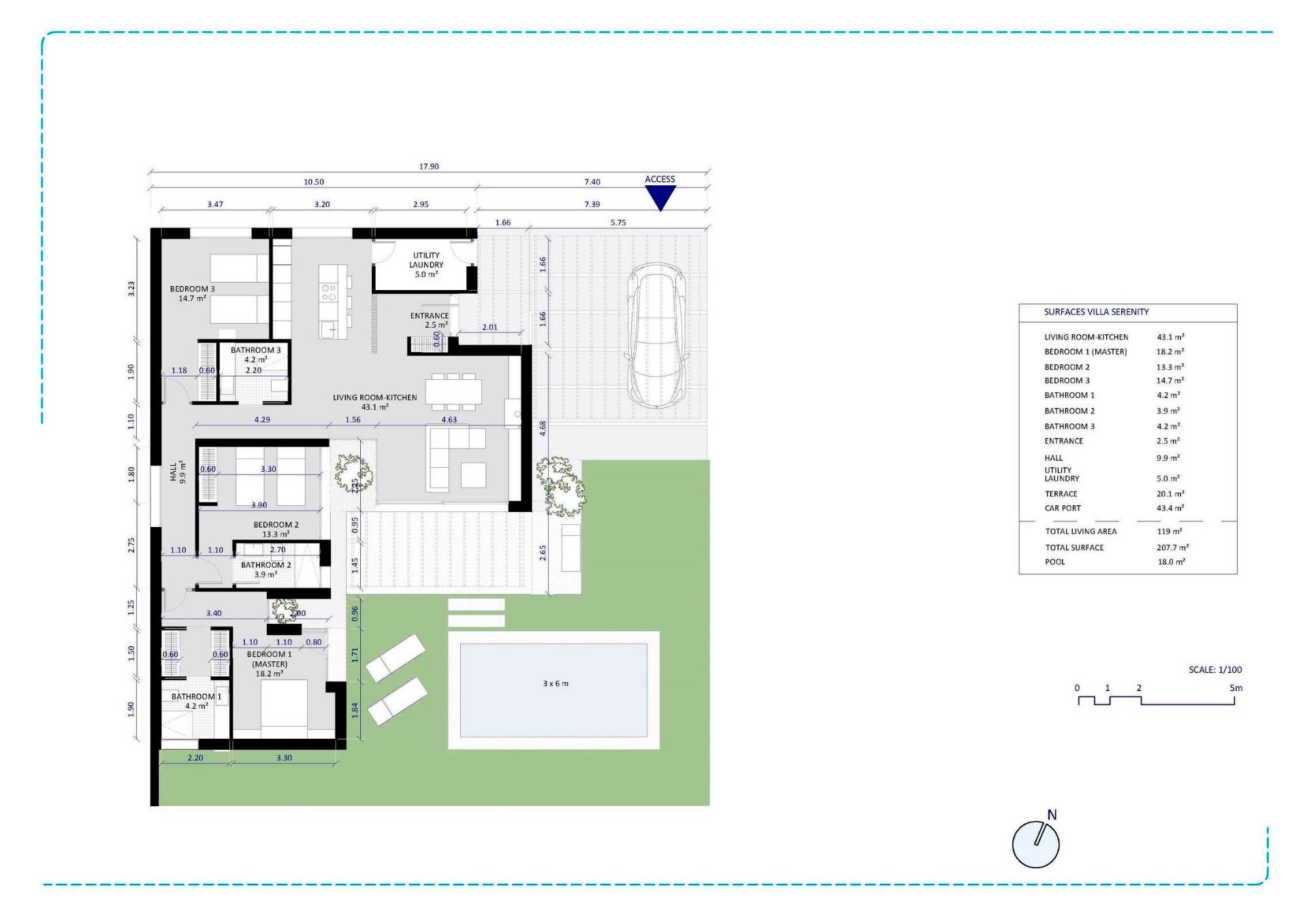 Villa for sale in Baños Y Mendigo, Murcia, Spain