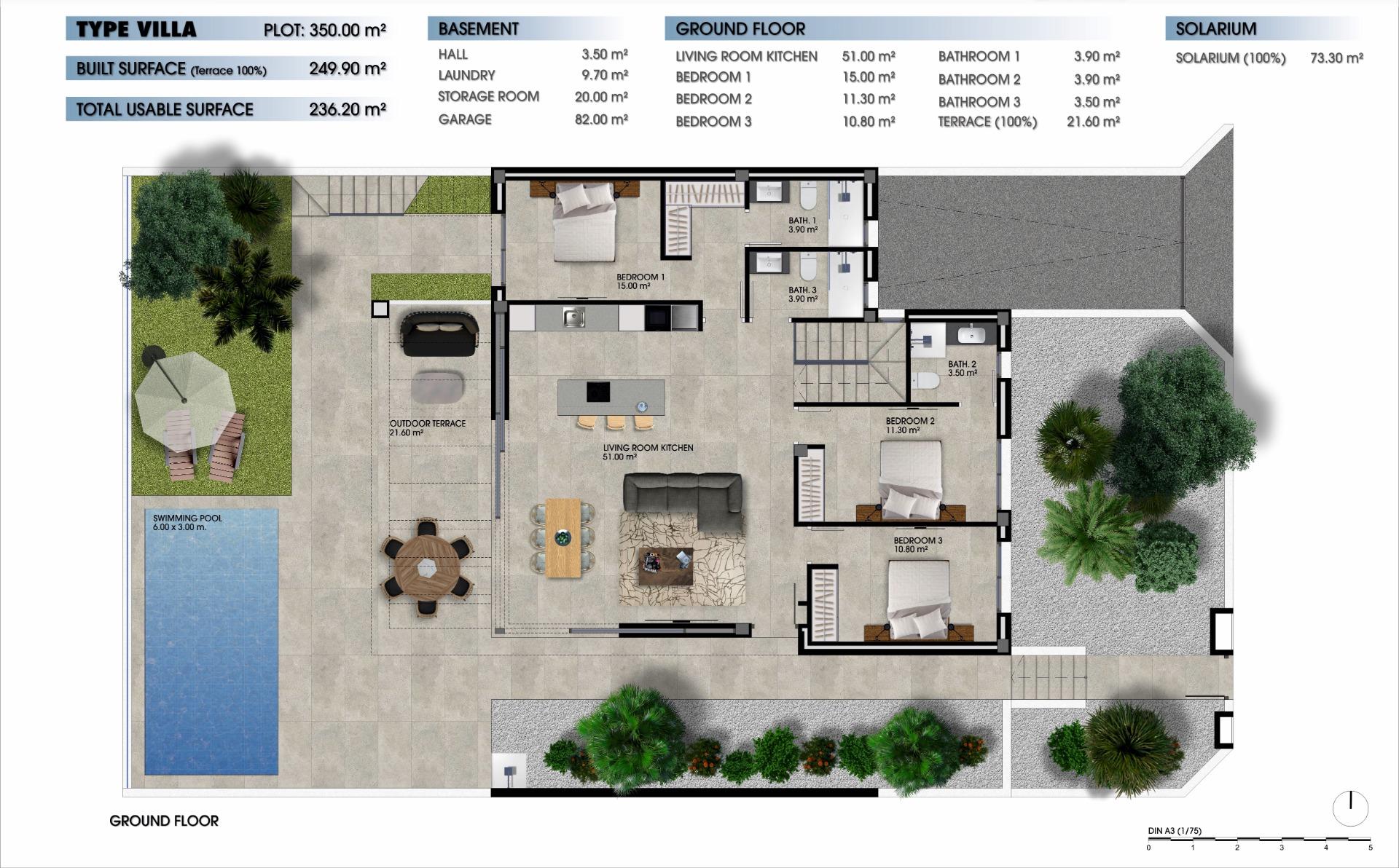 Villa for sale in Los Alcázares, Murcia, Spain