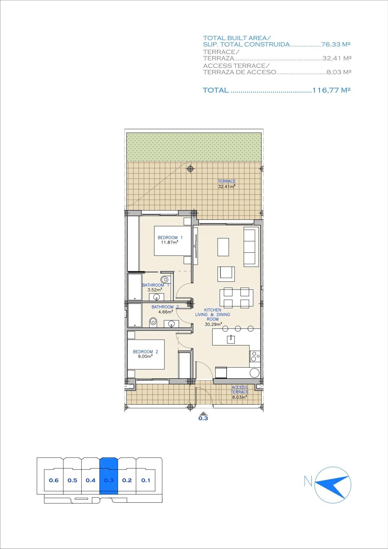 Apartment for sale in Los Alcázares, Murcia, Spain