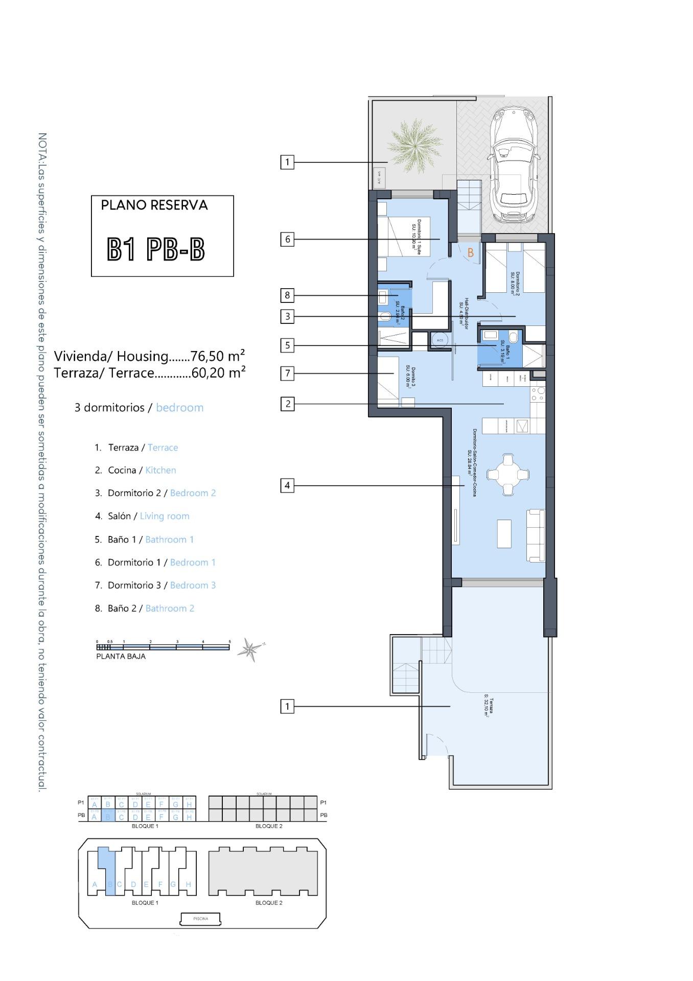 Bungalow for sale in Dolores, Alicante, Spain
