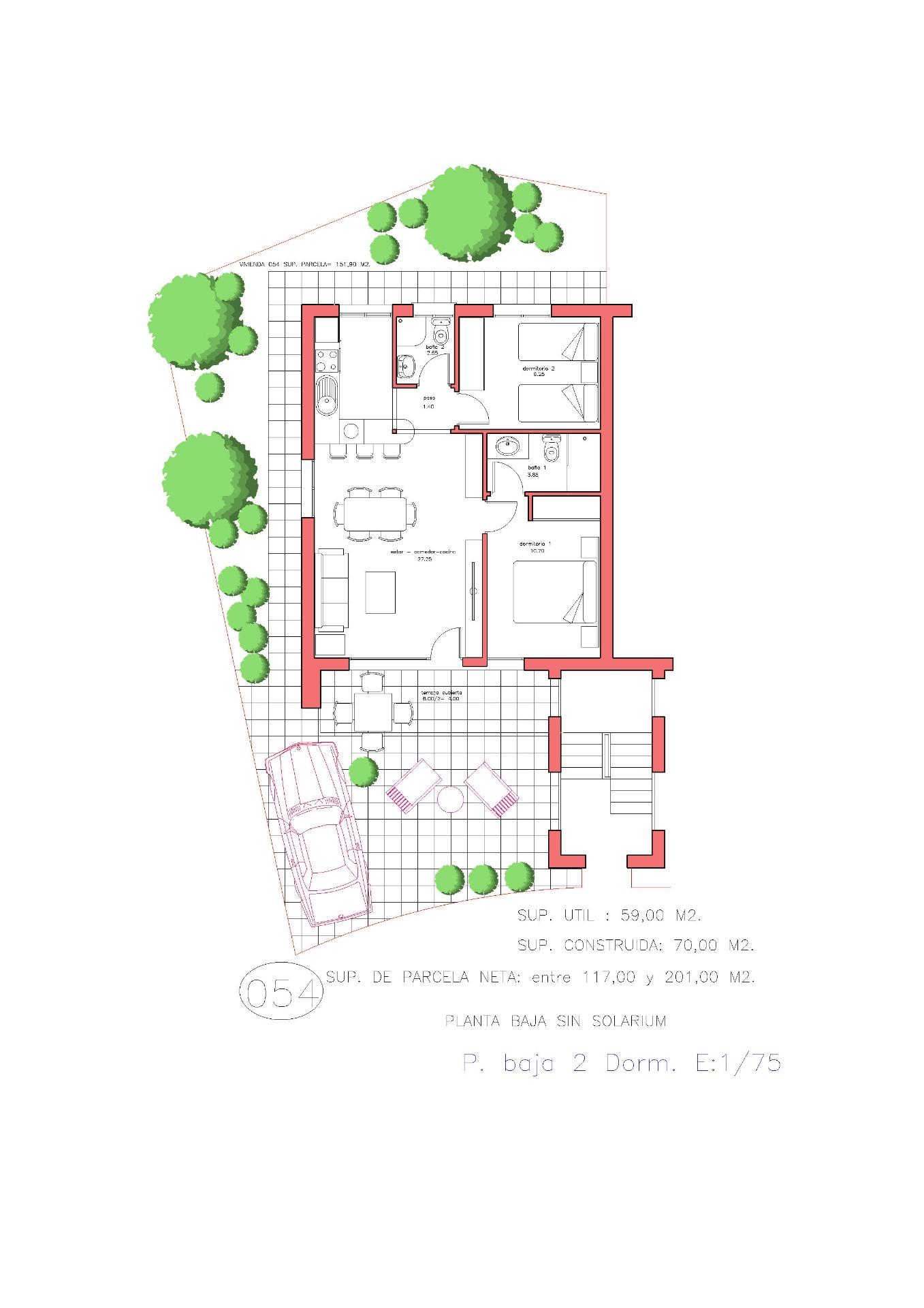 Bungalow for sale in Fuente Álamo, Murcia, Spain