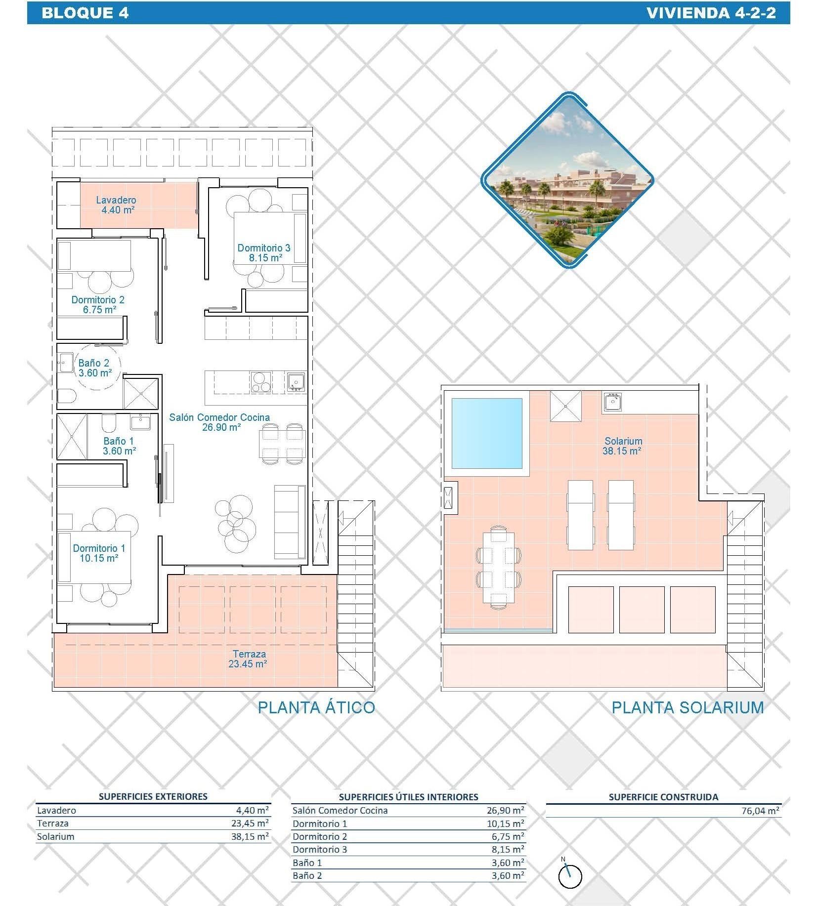 Penthouse for sale in Pilar De La Horadada, Alicante, Spain