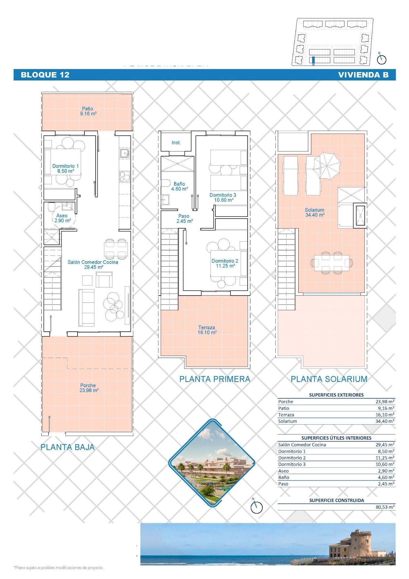 Town House for sale in Pilar De La Horadada, Alicante, Spain