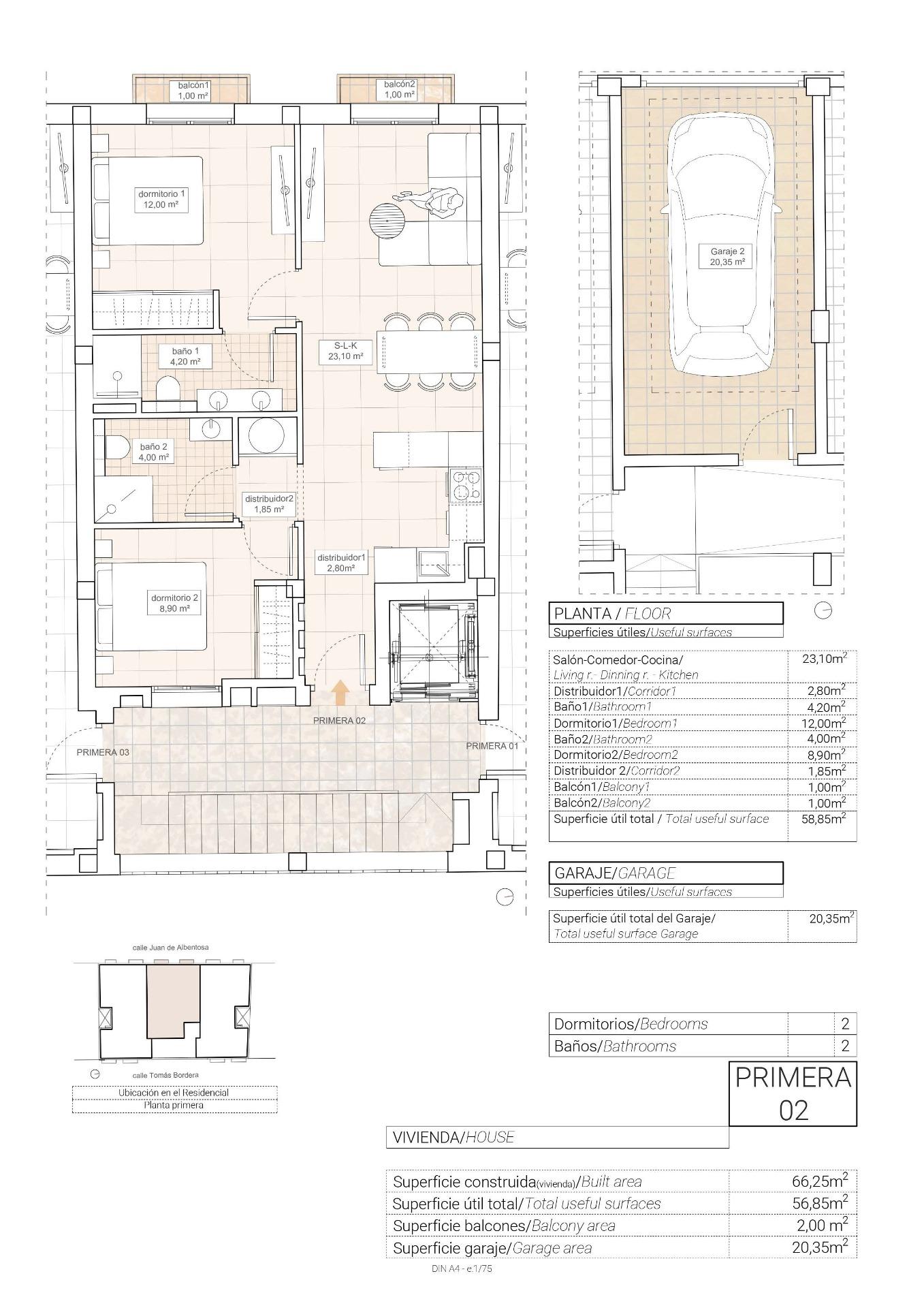 Apartment for sale in Hondón De Las Nieves, Alicante, Spain